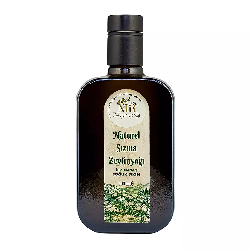İlk Hasat Soğuk Sıkım - Naturel Sızma Zeytinyağı 500 ml